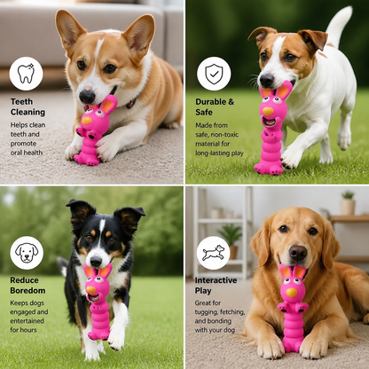 Flexible Animal-Shaped Dog Chew Toy