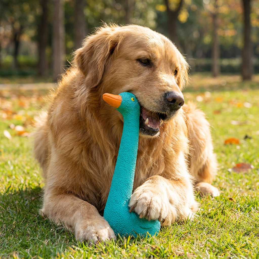 XXL Durable Teeth Cleaning Latex Dog Toy