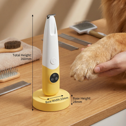 Pet Paw Trimmer – Quiet, Cordless Grooming Trimmer for Dogs & Cats