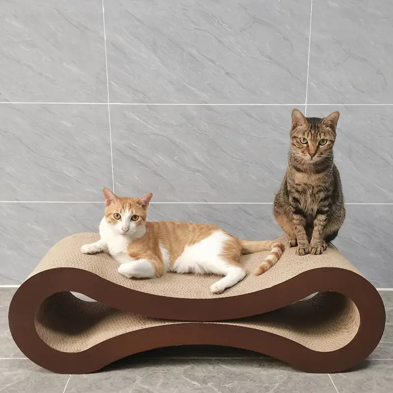 Luxurious Infinity Cardboard Cat Scratching Bed