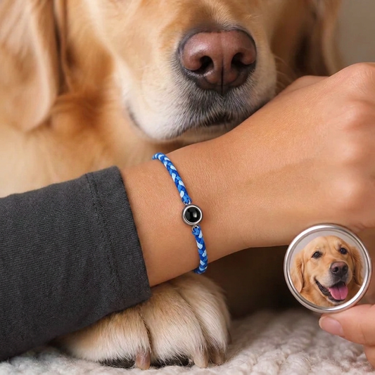 Personalized Pet Photo Projection Keepsake Bracelet