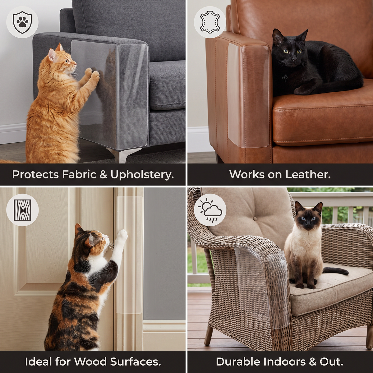 Heavy-Duty Cat Scratch Furniture Protector