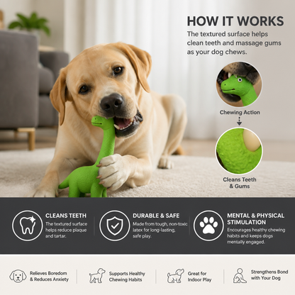 XXL Durable Teeth Cleaning Latex Dog Toy