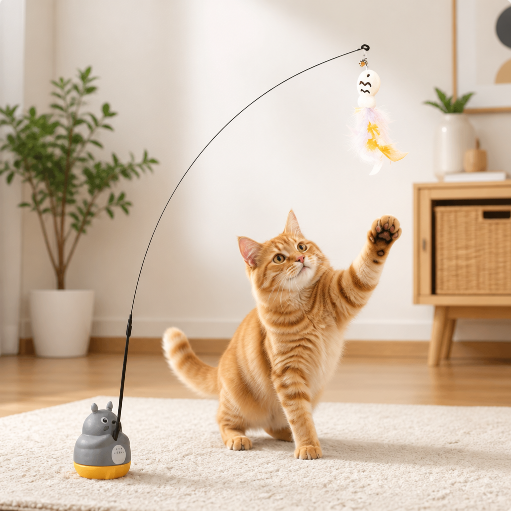 360° Interactive Self-Play Cat Teaser