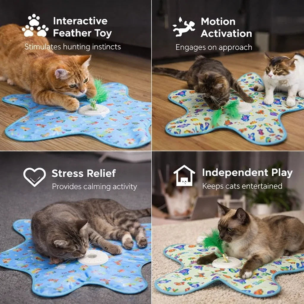 HuntingFun Pro – Automatic cat toy for stress relief and playtime fun