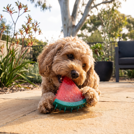 Cooling Fruit Dog Chew Toy